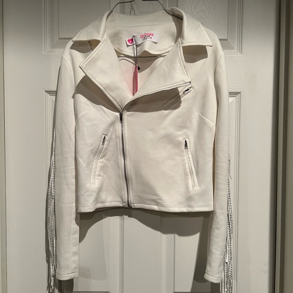 Southern Fried Chics Quit Callin Moto Jacket and Skirt worn once size Medium - Picture 4 of 7